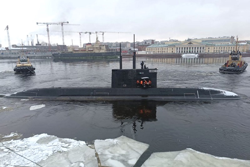 ПЛ «Великие Луки», построенная для Балтийского флота, продолжает ЗХИ