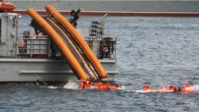 Аварийно-спасательный отряд Балтийского флота проводит зачётное учение