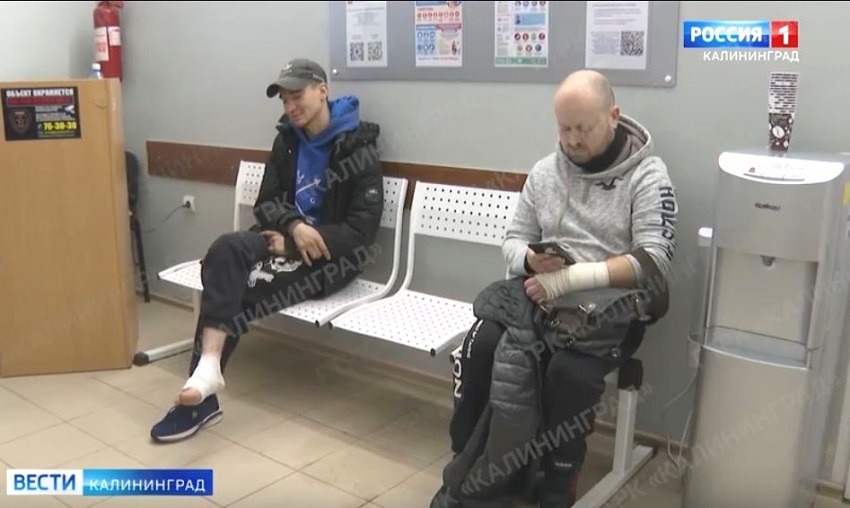 «Трёхсотые потери» жителей Калининграда за три дня борьбы с гололёдом