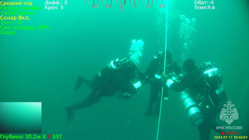 Техника МЧС России: помощник водолазов