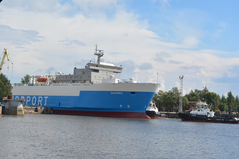 Завершён 1-й этап ремонта морского железнодорожно-автомобильного парома «Балтийск»