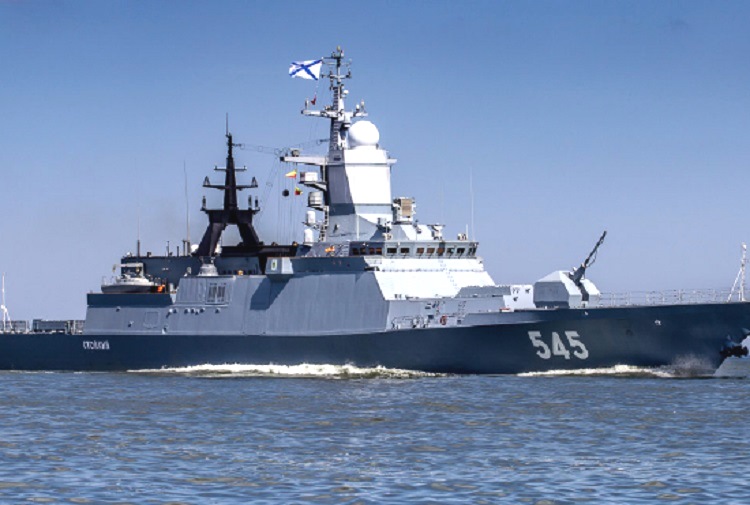 Корвет «Стойкий» Балтийского флота отразил атаки беспилотников