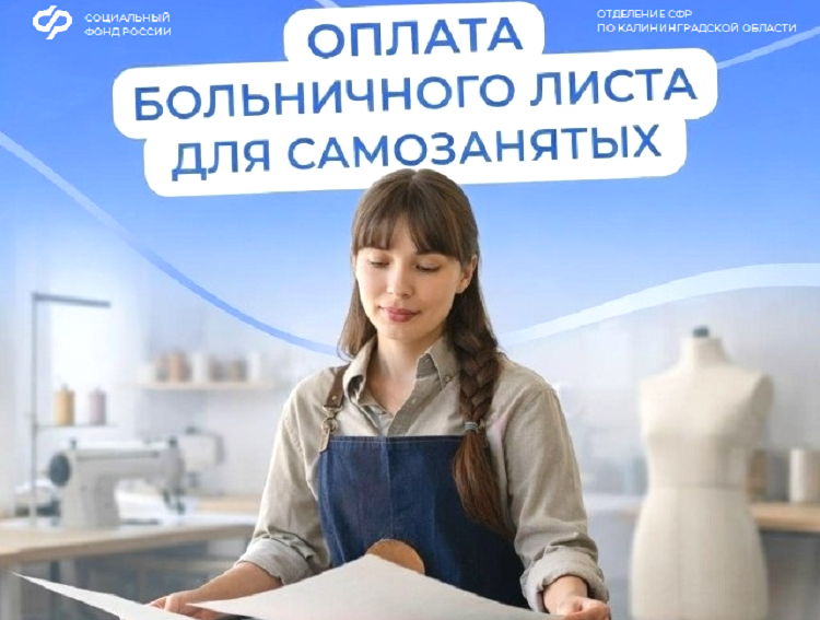 Более 120 самозанятых калининградцев в 2026 году могут уйти на оплачиваемый больничный 