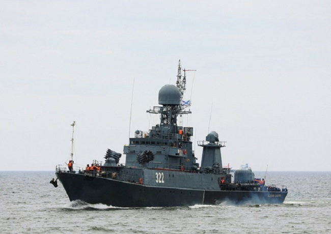 В Балтийском море противолодочные корабли Балтфлота выполнили комплекс стрельб