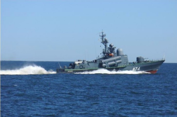 Экипаж РК «Моршанск» уничтожил безэкипажные катера в Балтийском море