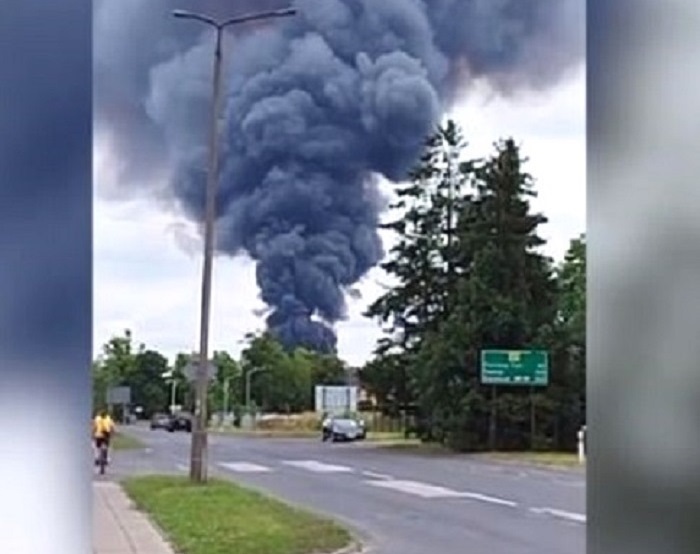 Очередной взрыв в Польше. На этот раз на полигоне химических отходов