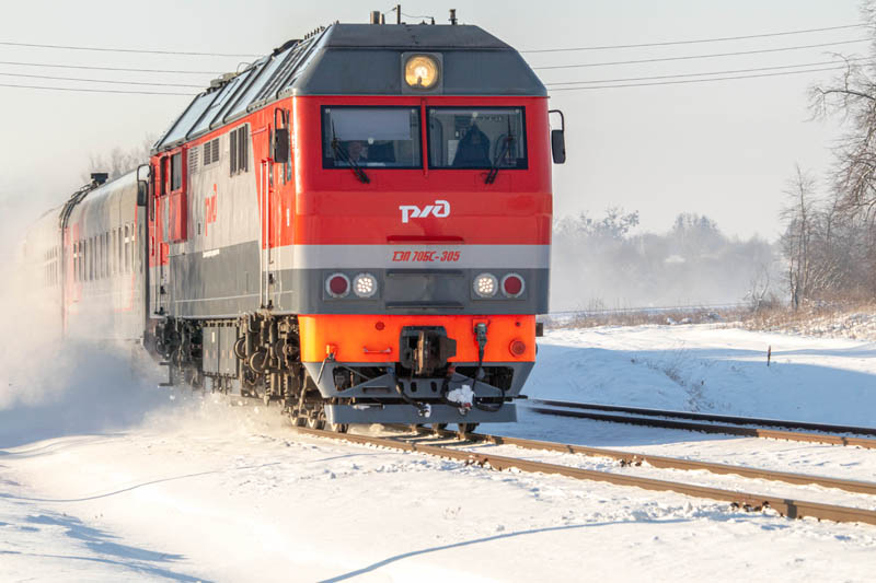 Движение поездов, задержанных в Литве, возобновлено