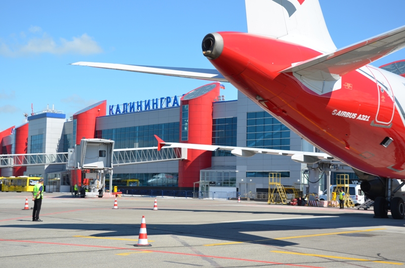 Пассажиропоток аэропорта в Калининграде вырос на внутренних и зарубежных направлениях с начала года