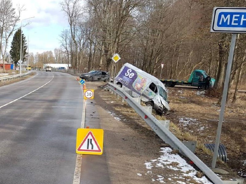 За минувшие сутки на дорогах Калининградской области пострадали восемь человек