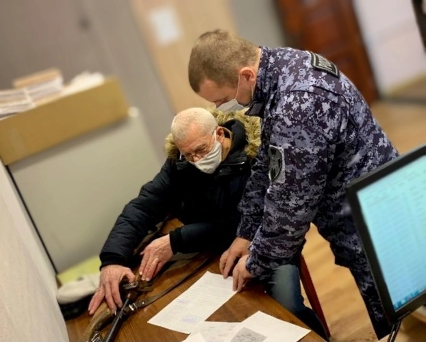 В Калининградской области сотрудниками Росгвардии за неделю изъято 14 единиц оружия