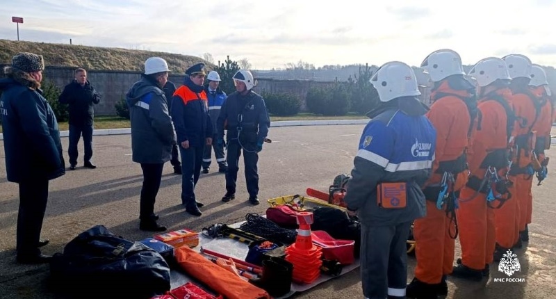 В Калининградской области прошли пожарно-тактические учения на объекте газовой отрасли