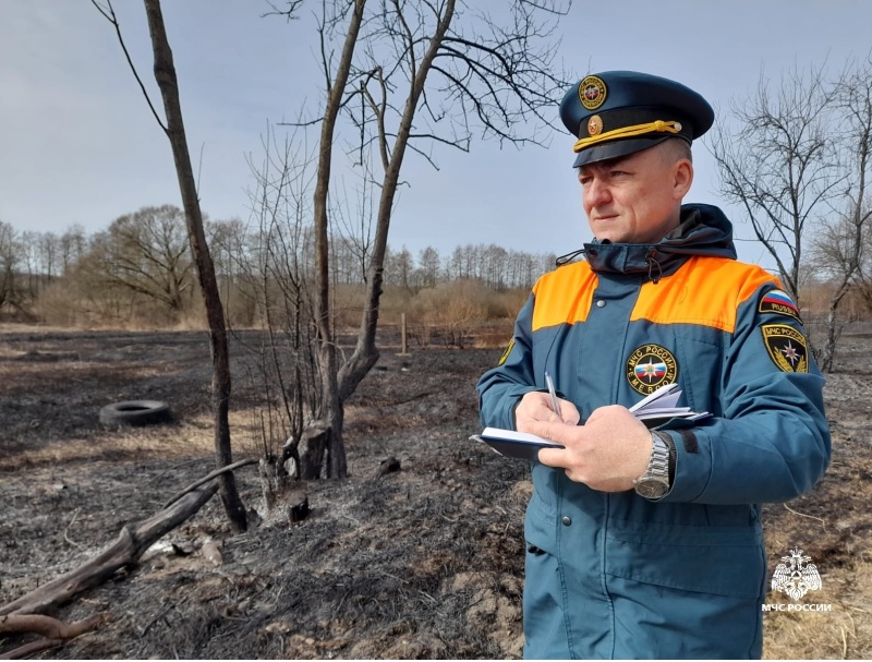 В Калининградской области МЧС напоминает, что весна - не повод жечь траву!