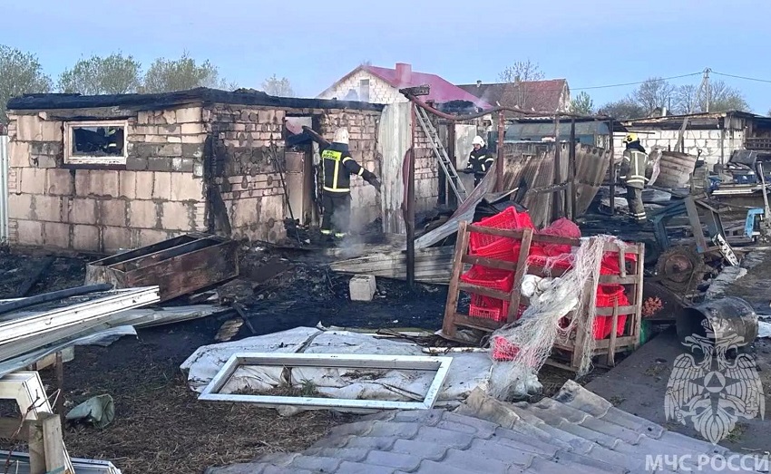 В муниципалитетах: в Багратионовском округе при пожаре пострадала женщина 