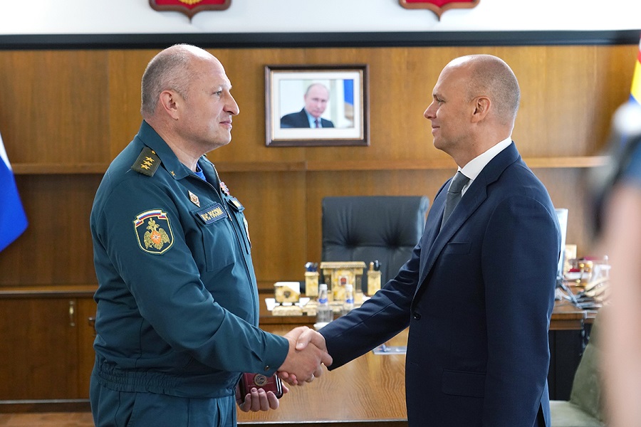 Глава МЧС России Александр Куренков с рабочей поездкой посетил Калининградскую область